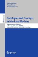 Ontologies and Concepts in Mind and Machine Lecture Notes in Artificial Intelligence