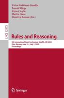 Rules and Reasoning Programming and Software Engineering