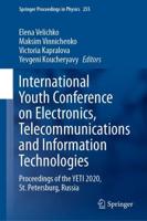International Youth Conference on Electronics, Telecommunications and Information Technologies : Proceedings of the YETI 2020, St. Petersburg, Russia