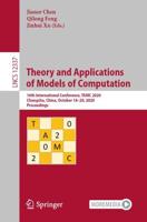 Theory and Applications of Models of Computation Theoretical Computer Science and General Issues
