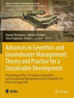 Advances in Geoethics and Groundwater Management : Theory and Practice for a Sustainable Development : Proceedings of the 1st Congress on Geoethics and Groundwater Management (GEOETH&GWM'20), Porto, Portugal 2020
