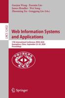 Web Information Systems and Applications : 17th International Conference, WISA 2020, Guangzhou, China, September 23-25, 2020, Proceedings