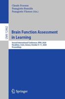 Brain Function Assessment in Learning Lecture Notes in Artificial Intelligence