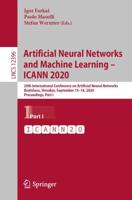 Artificial Neural Networks and Machine Learning - ICANN 2020 : 29th International Conference on Artificial Neural Networks, Bratislava, Slovakia, September 15-18, 2020, Proceedings, Part I