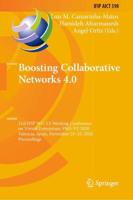 Boosting Collaborative Networks 4.0 : 21st IFIP WG 5.5 Working Conference on Virtual Enterprises, PRO-VE 2020, Valencia, Spain, November 23-25, 2020, Proceedings