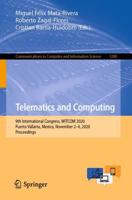 Telematics and Computing : 9th International Congress, WITCOM 2020, Puerto Vallarta, Mexico, November 2-6, 2020, Proceedings