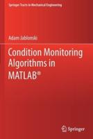 Condition Monitoring Algorithms in MATLAB¬
