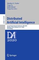 Distributed Artificial Intelligence : Second International Conference, DAI 2020, Nanjing, China, October 24-27, 2020, Proceedings