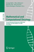 Mathematical and Computational Oncology : Second International Symposium, ISMCO 2020, San Diego, CA, USA, October 8-10, 2020, Proceedings