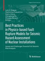 Best Practices in Physics-Based Fault Rupture Models for Seismic Hazard Assessment of Nuclear Installations