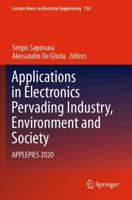Applications in Electronics Pervading Industry, Environment and Society : APPLEPIES 2020