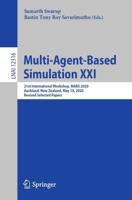 Multi-Agent-Based Simulation XXI Lecture Notes in Artificial Intelligence