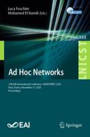 Ad Hoc Networks : 12th EAI International Conference, ADHOCNETS 2020, Paris, France, November 17, 2020, Proceedings