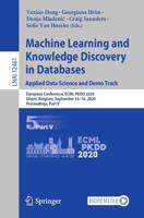 Machine Learning and Knowledge Discovery in Databases. Applied Data Science and Demo Track Lecture Notes in Artificial Intelligence