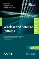 Wireless and Satellite Systems : 11th EAI International Conference, WiSATS 2020, Nanjing, China, September 17-18, 2020, Proceedings, Part I