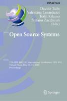 Open Source Systems : 17th IFIP WG 2.13 International Conference, OSS 2021, Virtual Event, May 12-13, 2021, Proceedings