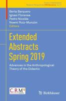 Extended Abstracts Spring 2019 Research Perspectives CRM Barcelona