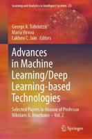 Advances in Machine Learning/deep Learning-Based Technologies Vol. 2