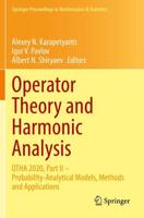 Operator Theory and Harmonic Analysis Part II Probability-Analytical Models, Methods and Applications