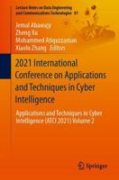 2021 International Conference on Applications and Techniques in Cyber Intelligence : Applications and Techniques in Cyber Intelligence (ATCI 2021) Volume 2