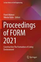 Proceedings of FORM 2021