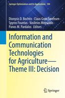 Information and Communication Technologies for Agriculture - Theme III