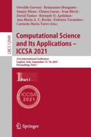 Computational Science and Its Applications - ICCSA 2021 : 21st International Conference, Cagliari, Italy, September 13-16, 2021, Proceedings, Part I