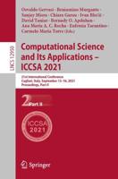 Computational Science and Its Applications - ICCSA 2021 : 21st International Conference, Cagliari, Italy, September 13-16, 2021, Proceedings, Part II