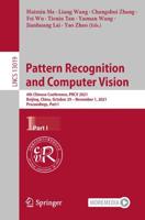 Pattern Recognition and Computer Vision Image Processing, Computer Vision, Pattern Recognition, and Graphics