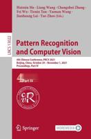 Pattern Recognition and Computer Vision Image Processing, Computer Vision, Pattern Recognition, and Graphics