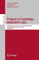 Progress in Cryptology - INDOCRYPT 2021 : 22nd International Conference on Cryptology in India, Jaipur, India, December 12-15, 2021, Proceedings