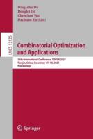 Combinatorial Optimization and Applications : 15th International Conference, COCOA 2021, Tianjin, China, December 17-19, 2021, Proceedings