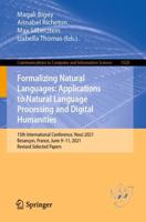 Formalizing Natural Languages