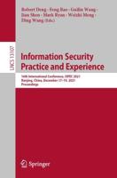 Information Security Practice and Experience Security and Cryptology