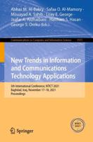 New Trends in Information and Communications Technology Applications : 5th International Conference, NTICT 2021, Baghdad, Iraq, November 17-18, 2021, Proceedings