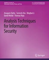 Analysis Techniques for Information Security