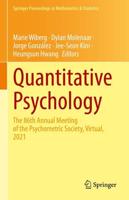 Quantitative Psychology : The 86th Annual Meeting of the Psychometric Society, Virtual, 2021