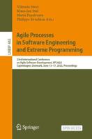 Agile Processes in Software Engineering and Extreme Programming : 23rd International Conference on Agile Software Development, XP 2022, Copenhagen, Denmark, June 13-17, 2022, Proceedings