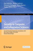 Security in Computer and Information Sciences : Second International Symposium, EuroCybersec 2021, Nice, France, October 25-26, 2021, Revised Selected Papers