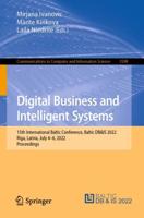 Digital Business and Intelligent Systems : 15th International Baltic Conference, Baltic DB&IS 2022, Riga, Latvia, July 4-6, 2022, Proceedings
