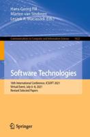 Software Technologies : 16th International Conference, ICSOFT 2021, Virtual Event, July 6-8, 2021, Revised Selected Papers