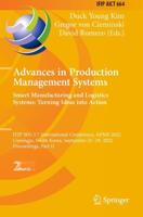Advances in Production Management Systems Part II