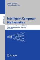 Intelligent Computer Mathematics : 15th International Conference, CICM 2022, Tbilisi, Georgia, September 19-23, 2022, Proceedings