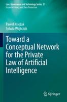 Toward a Conceptual Network for the Private Law of Artificial Intelligence. Issues in Privacy and Data Protection