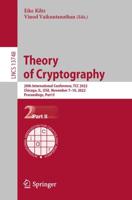 Theory of Cryptography Part II