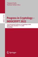 Progress in Cryptology - INDOCRYPT 2022