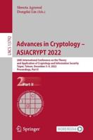 Advances in Cryptology - ASIACRYPT 2022 Part II