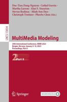 Multimedia Modeling Part II