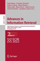 Advances in Information Retrieval Part II