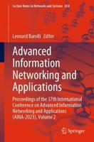 Advanced Information Networking and Applications Volume 2